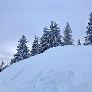 Martin Matějka na vrcholu Hinterkogel (23.1.2022 15:09)