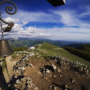 Jan Matiášek na vrcholu Monte Autore (28.5.2021 18:14)