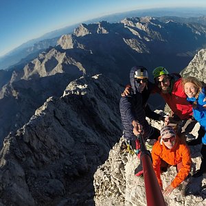 David Dav na vrcholu Triglav (28.9.2018 16:15)