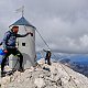 Martin Vlček na vrcholu Triglav (16.7.2019 11:45)