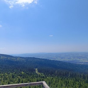 Petr Švejnoha na vrcholu Třístoličník / Dreisessel (21.7.2024 12:00)