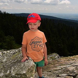 Bohumír Michal na vrcholu Ztracené kameny (31.7.2021 12:36)