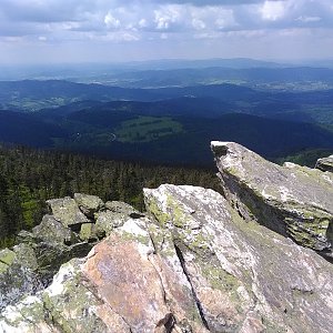 Bohumír Michal na vrcholu Ztracené kameny (6.6.2021 13:15)