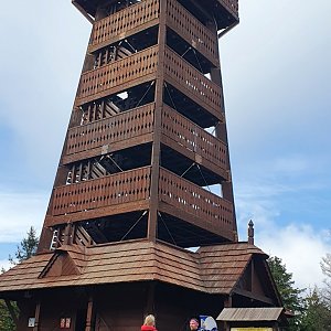 Peťulik na vrcholu Velký Javorník (8.10.2022 12:39)