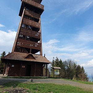 Peťulik na vrcholu Velký Javorník (6.5.2023 16:05)