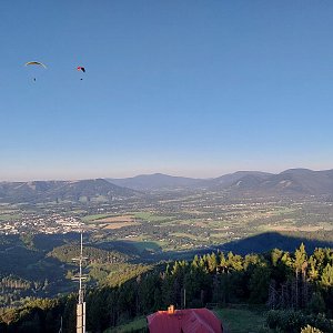 Radka Vroblová na vrcholu Velký Javorník (13.8.2024 19:07)