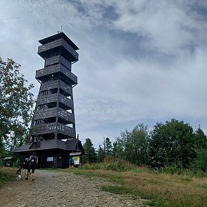 Radka Vroblová na vrcholu Velký Javorník (22.8.2024 16:27)