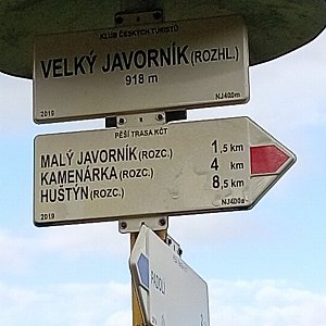 Bagr na vrcholu Velký Javorník (5.8.2024 17:13)