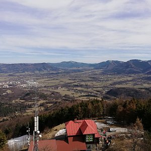 Martin Vlček na vrcholu Velký Javorník (17.3.2019 12:27)