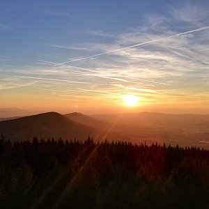 Martin Vlček na vrcholu Velký Javorník (30.3.2019 18:01)