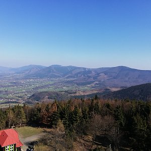 Martin Vlček na vrcholu Velký Javorník (15.4.2019 16:01)