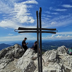 Raduš Nováková na vrcholu Veľký Rozsutec (17.6.2024 14:51)