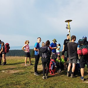 Michal na vrcholu Kečka (16.8.2020 8:43)