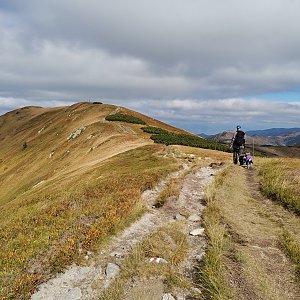 Šárka na vrcholu Veľká Chochuľa (21.9.2021 13:03)