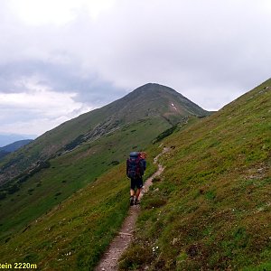 Martin na vrcholu Hochrettelstein (4.7.2021 8:25)