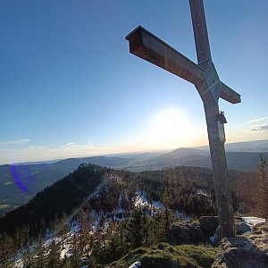 Ráďa Hojdís na vrcholu Ostrý (27.4.2024 17:00)