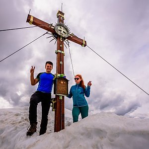 Ondřej Buček na vrcholu Habicht (3.7.2021 16:39)